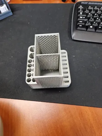 Desktop organizer with pen drive holder