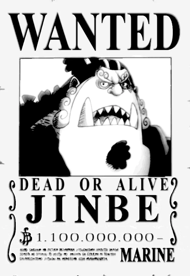 OnePiece JimbeiK Steckbrief Nr.4 Wanted HueForge