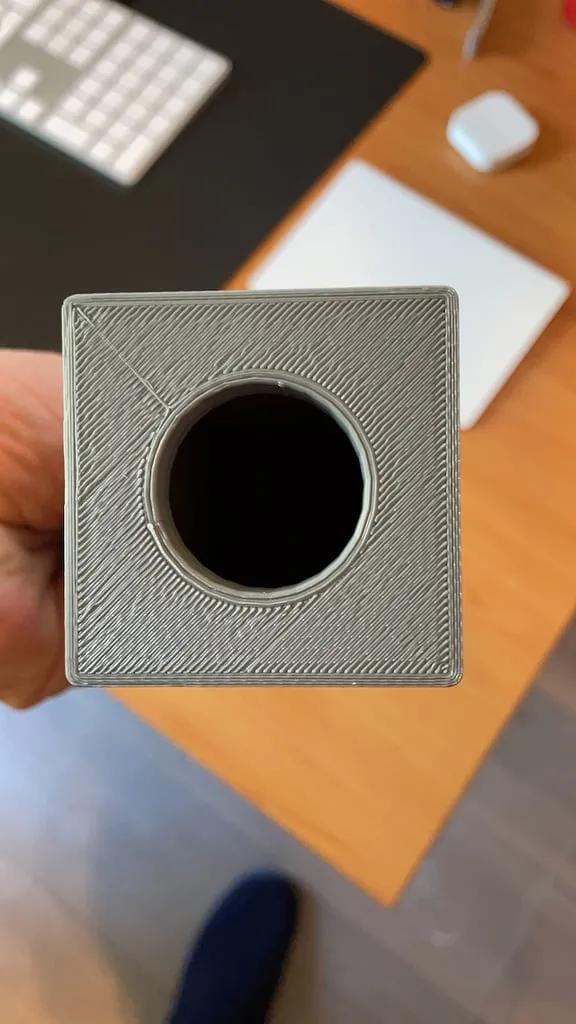 Ikea Lack foot with alignment pin