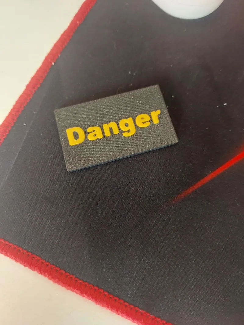 "Danger" Card