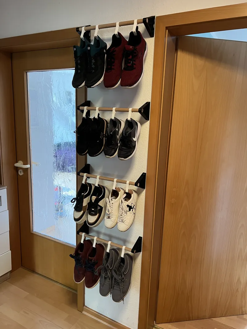 flexible shoe rack