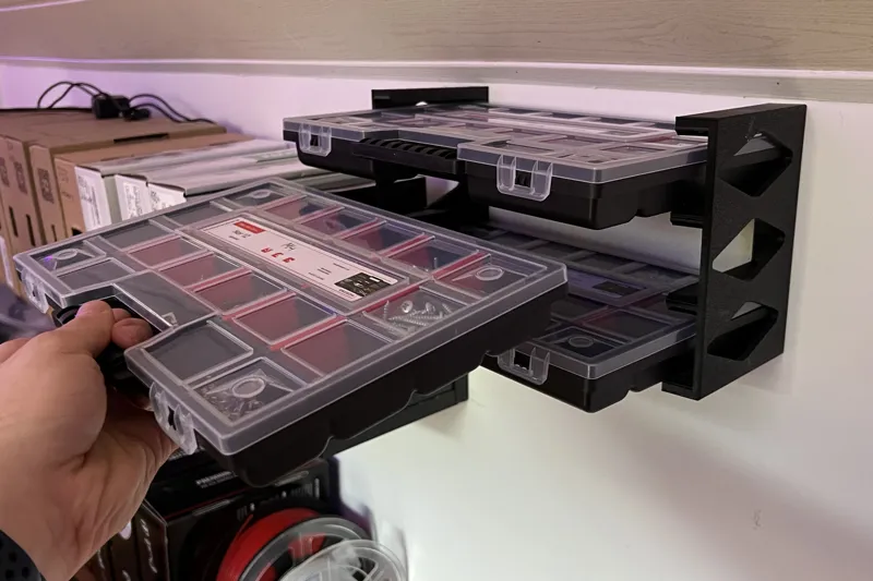 Sorting box wall mount
