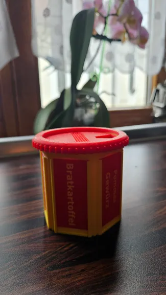 Gewürzstreuer mit 6 Kammern
