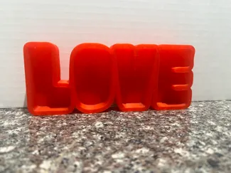 Love fillable try for candy, flowers, etc.