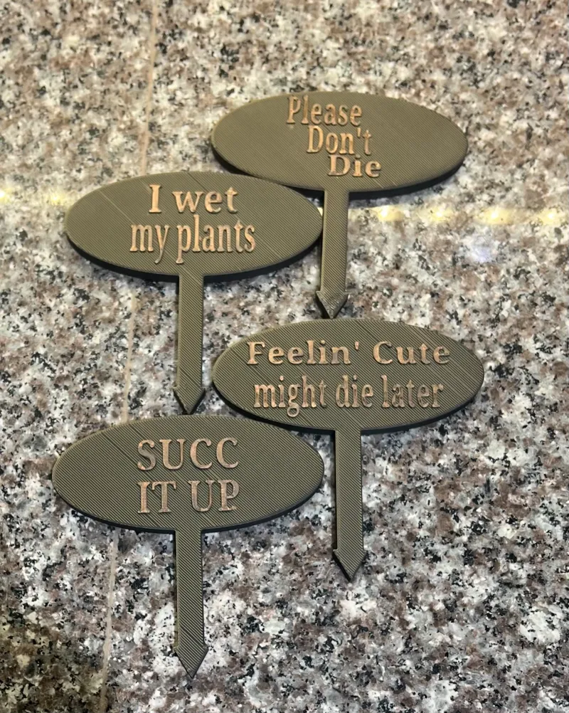 Succulent Plant Signs