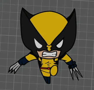 Wolverine Keychain