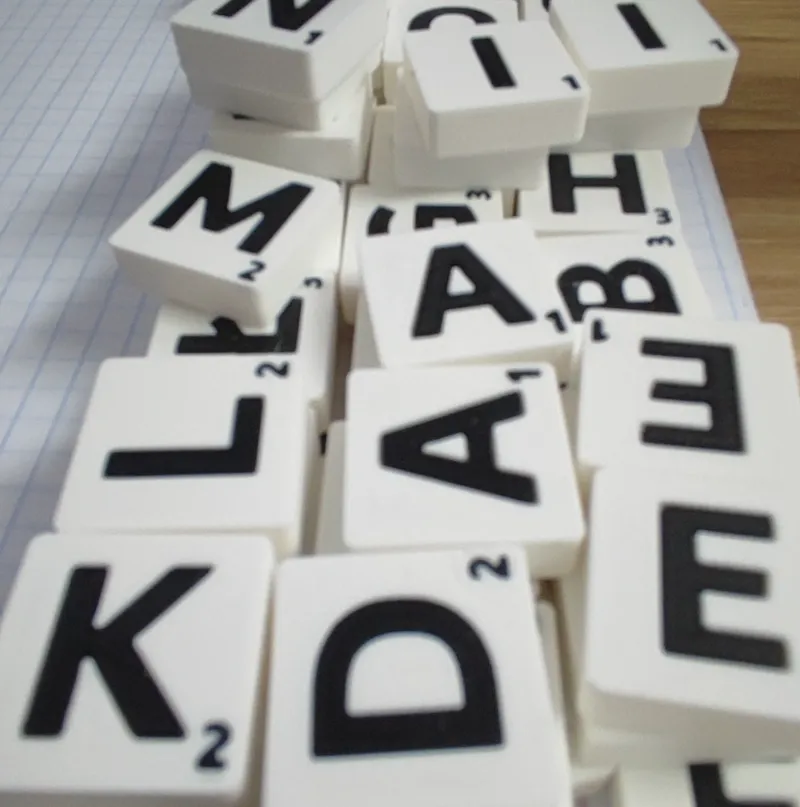 Scrabble letters PL