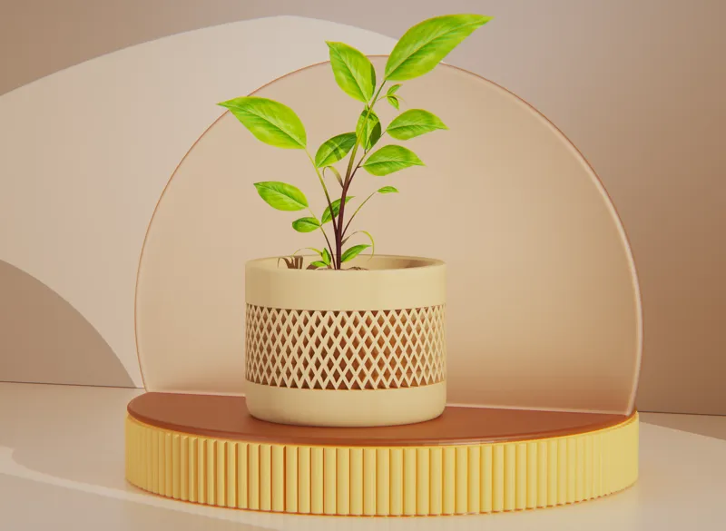 No Support Grid Planter