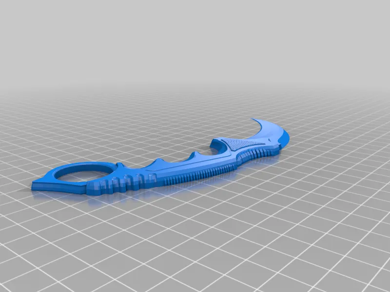 CSGO Karambit and stand by Alvaro MakerWorld: Download Free 3D Models