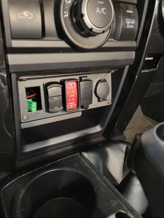 5th Gen 4Runner Switch panel for Cubby