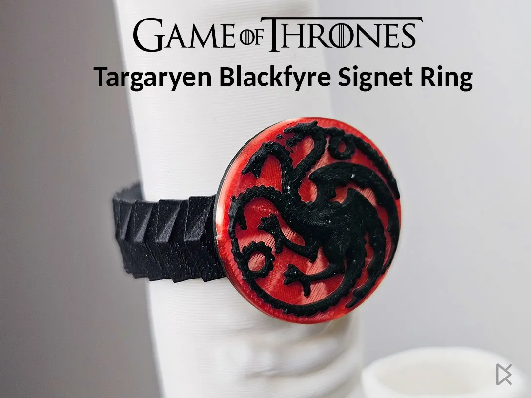 Blackfyre Ring Signet - Game of Thrones
