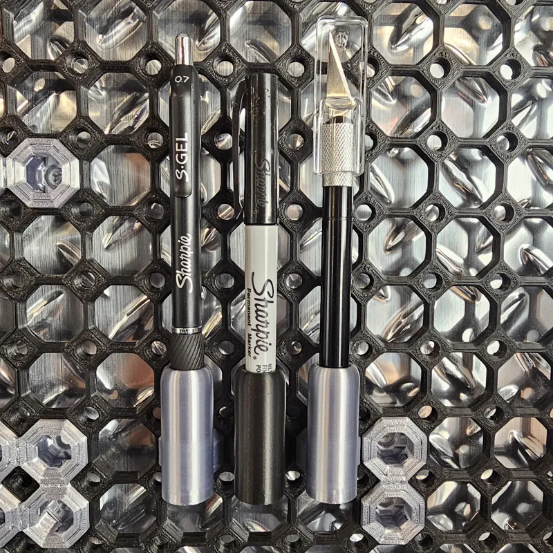 Multiboard Pen-Sharpie-Hobby Knife Holder