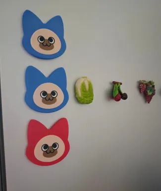 呆猫冰箱贴/Monster Hunter Felyne Refrigerator Magnet