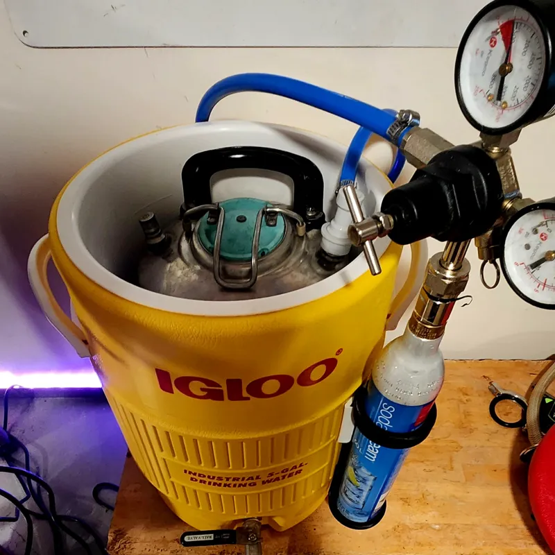 Sodastream Holder for Mash Tun