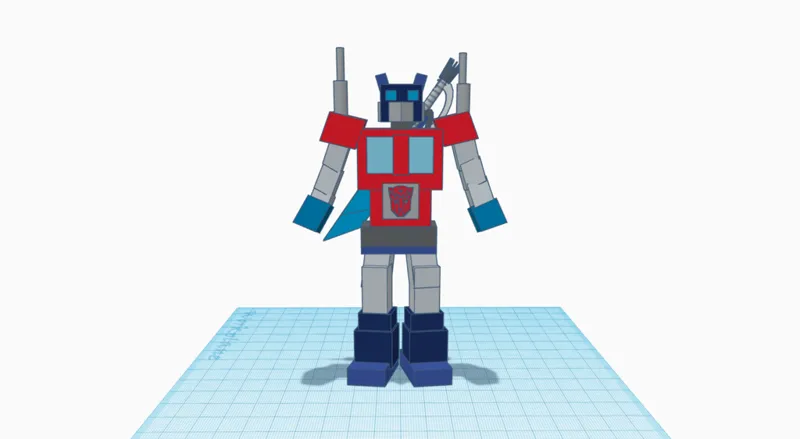Nemesis Prime and Optimus Prime (My First Designs)