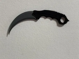 Karambit knife (two pieces)