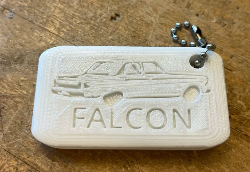 1964 Ford Falcon keychain 2-door