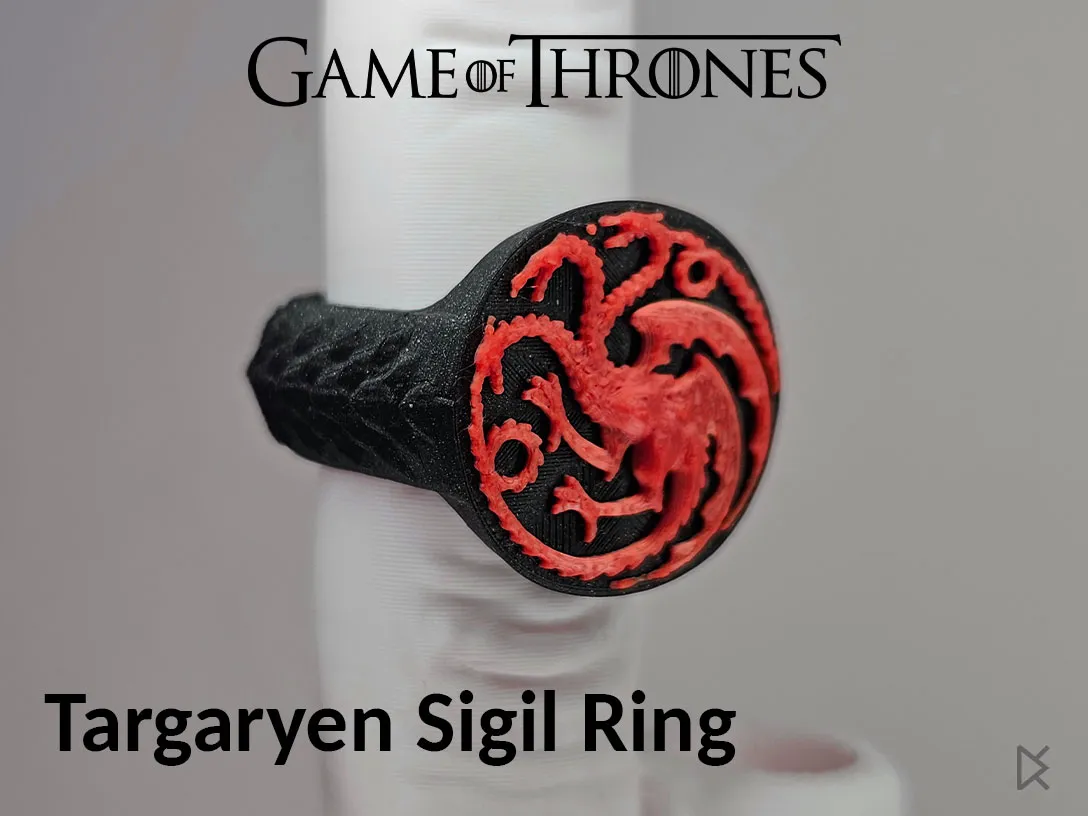 House Targaryen Ring Signet - Game of Thrones