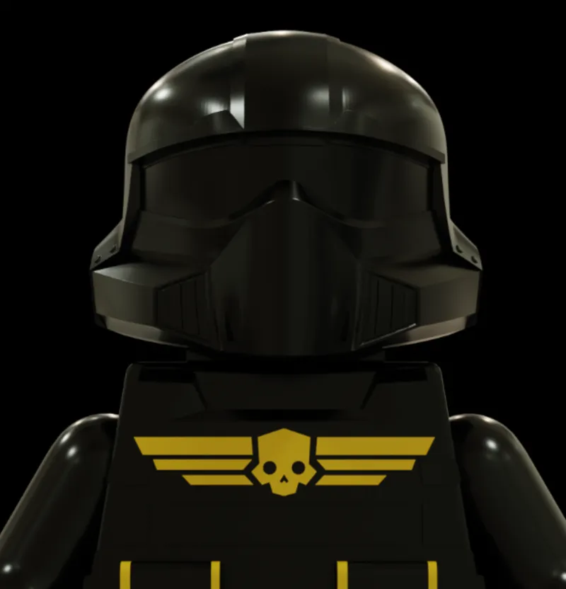 Helldiver Brick Figure