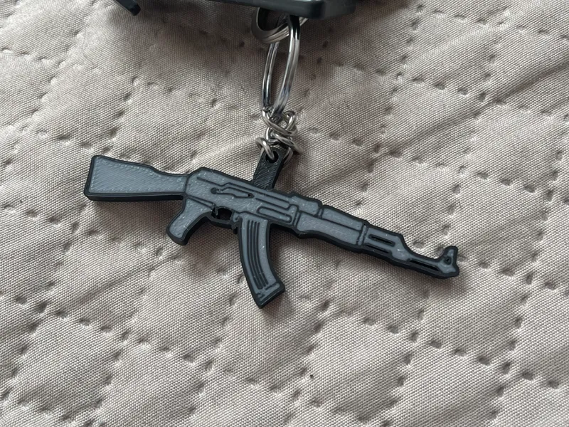 AK-47 keyring