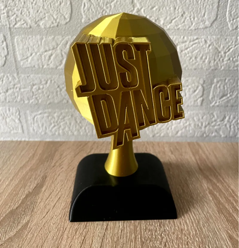 Just Dance trophy