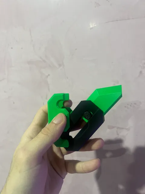 Gravity Knife Fidget Toy - No Screws view 2