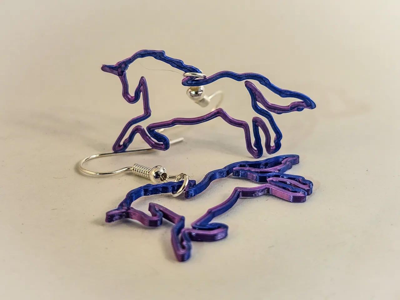 Unicorn Earrings view 2