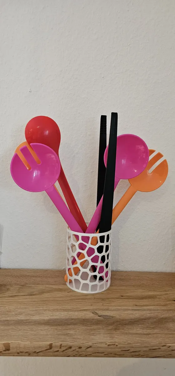 Boîte de cuisine motif Voronoï