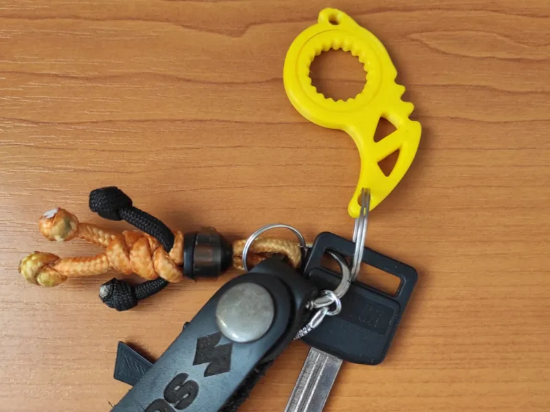 Karambit Keychain Spinner - Print in Place