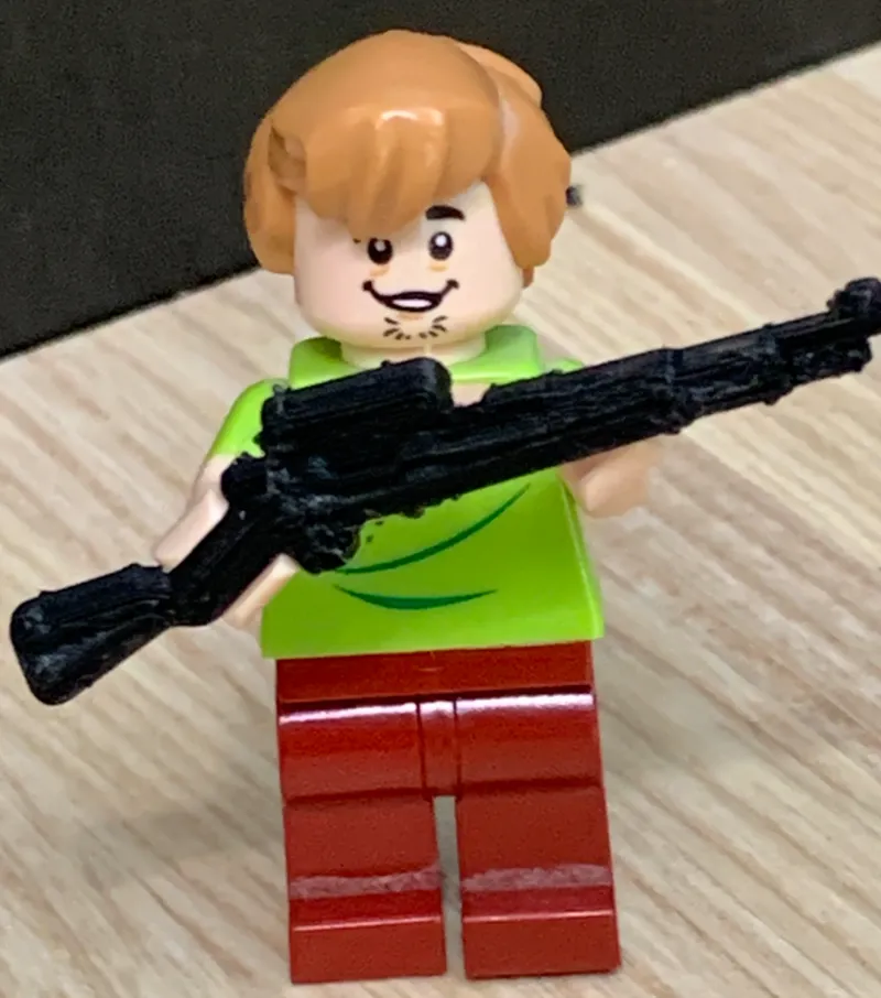 Mauser 98k with scope for LE GO minifigures