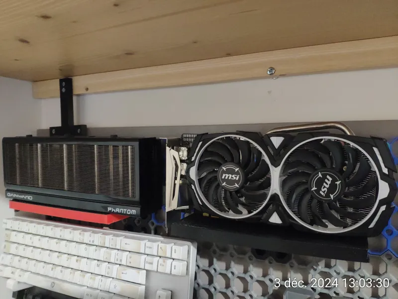 Simple GPU Holder for Multiboard with Multiconnect