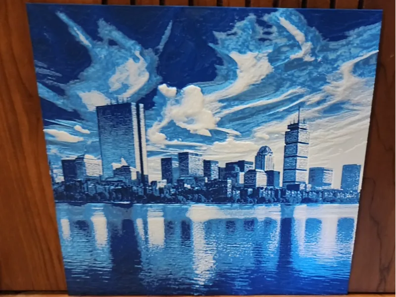 Boston Sky Painting