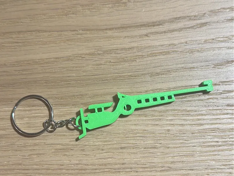 Biathlon Carabine Keychain