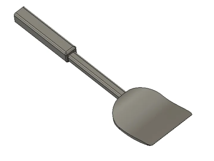 Spatula Prop, for kids play kitchen, not food safe