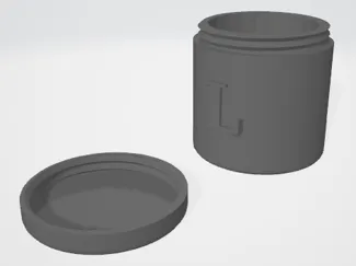 storage box for 4 round dji fpv goggle antenna  
