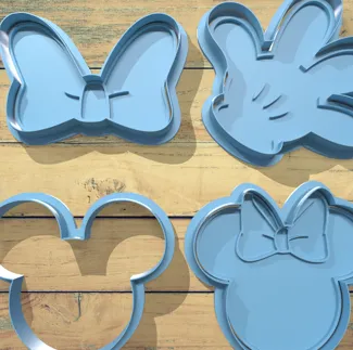 Disney Cookie Cutter Set - Mickey and Minnie