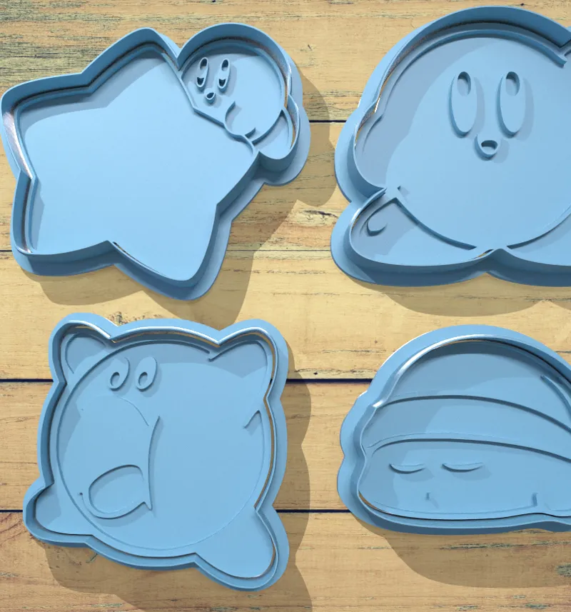 Kirby Cookie Cutter Set
