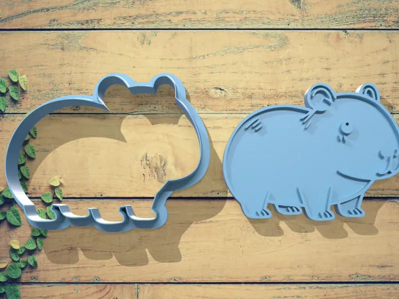Capybara Cookie Cutter