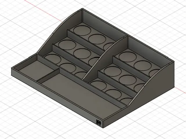 Model colors holder for Vallejo and similar