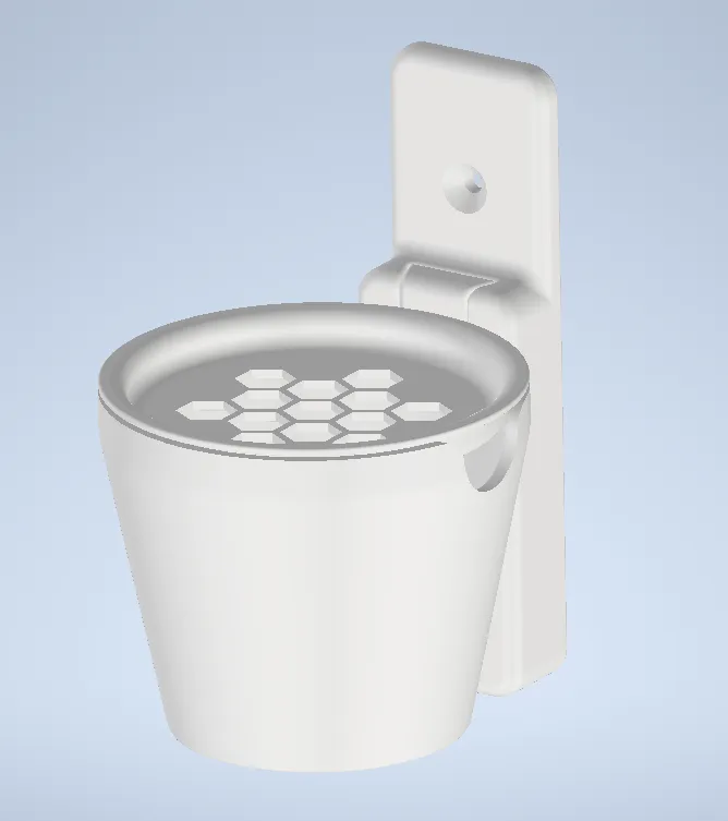 wall mount ashtray rapidly detachable