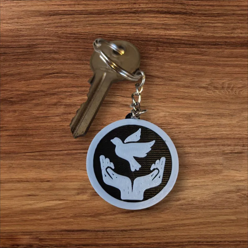 Keychain peace 2