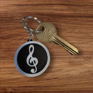Keychain Violin Key