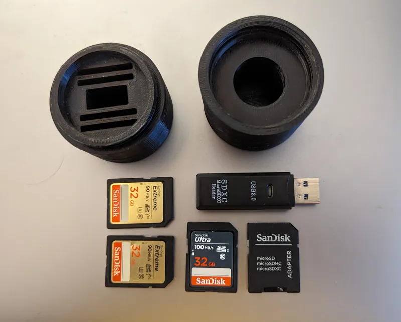 SD card holder reader