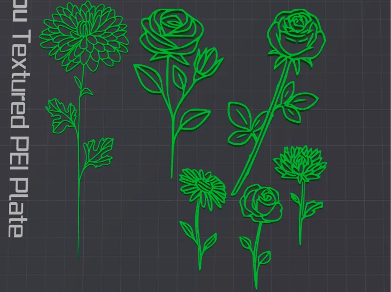 Flower Line Art