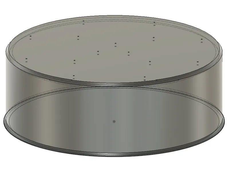 Filament dryer spool cover 8.56 outside diameter.