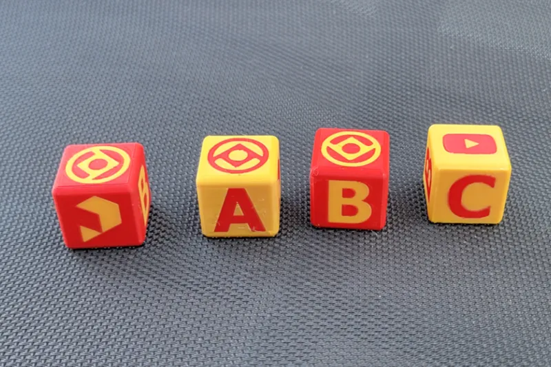 Dual Color ABC Printables Calibration Cube