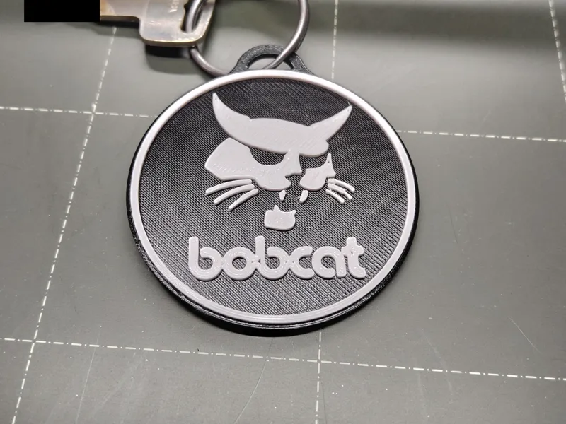 Bobcat key chain