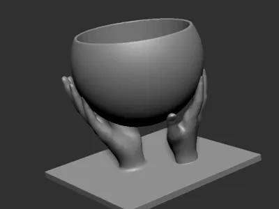 hands bowl
