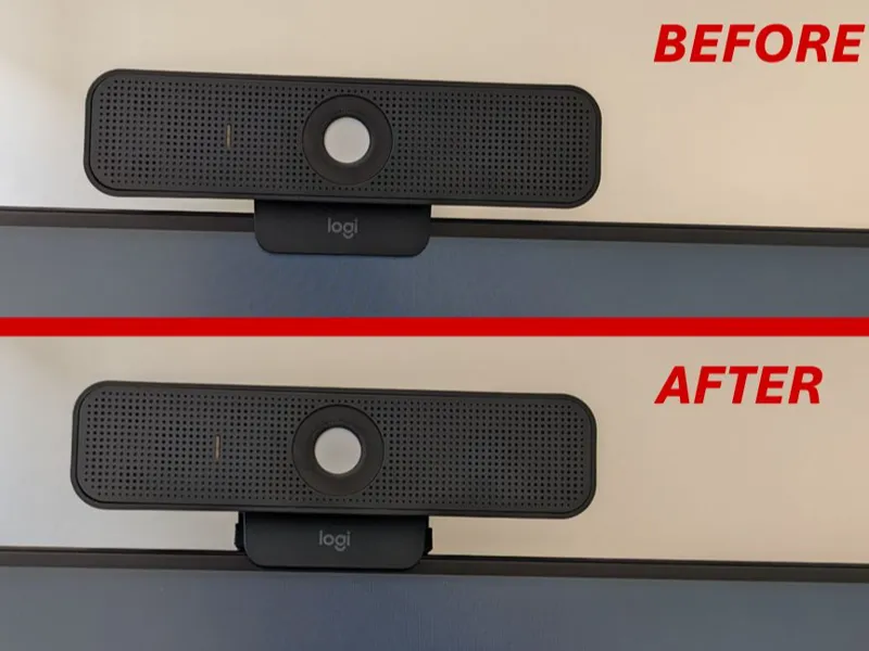 Logitech webcam C925 monitor spacer