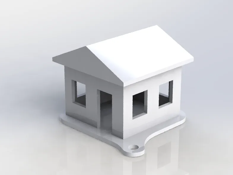 Key-ring house for your keys